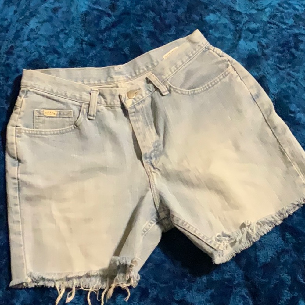 Light Blue Denim Women Shorts Size 12 Riders by Lee